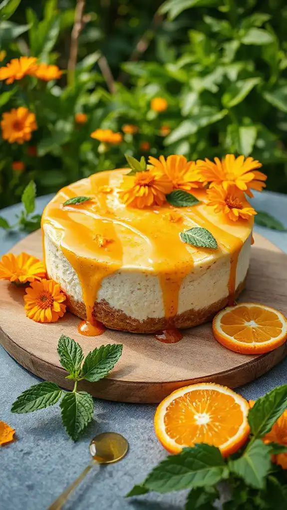 creamy orange blossom delight