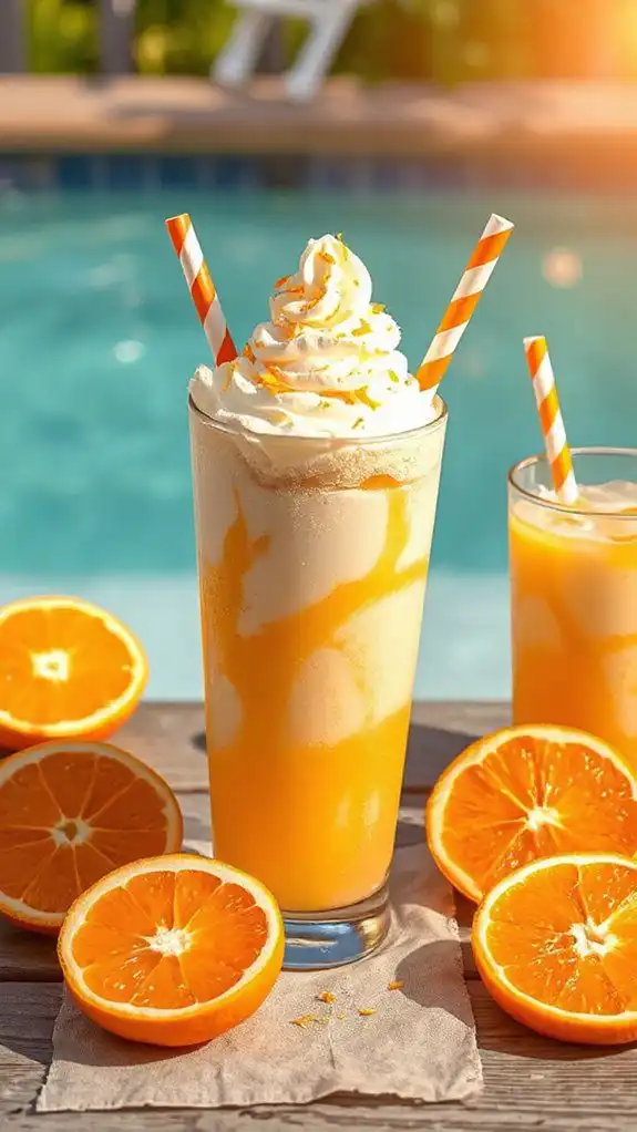 creamy orange summer delight