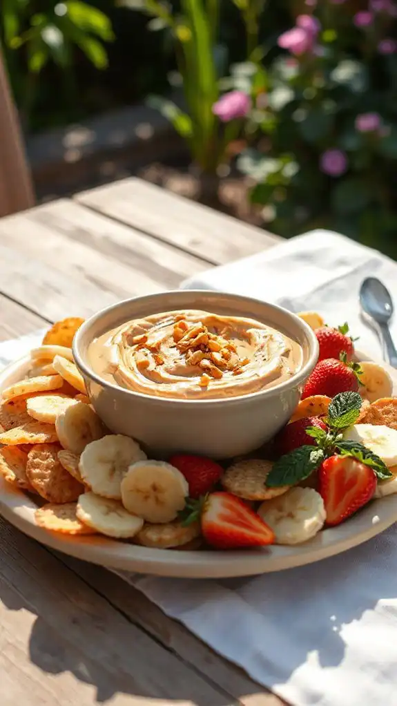 creamy peanut butter dip
