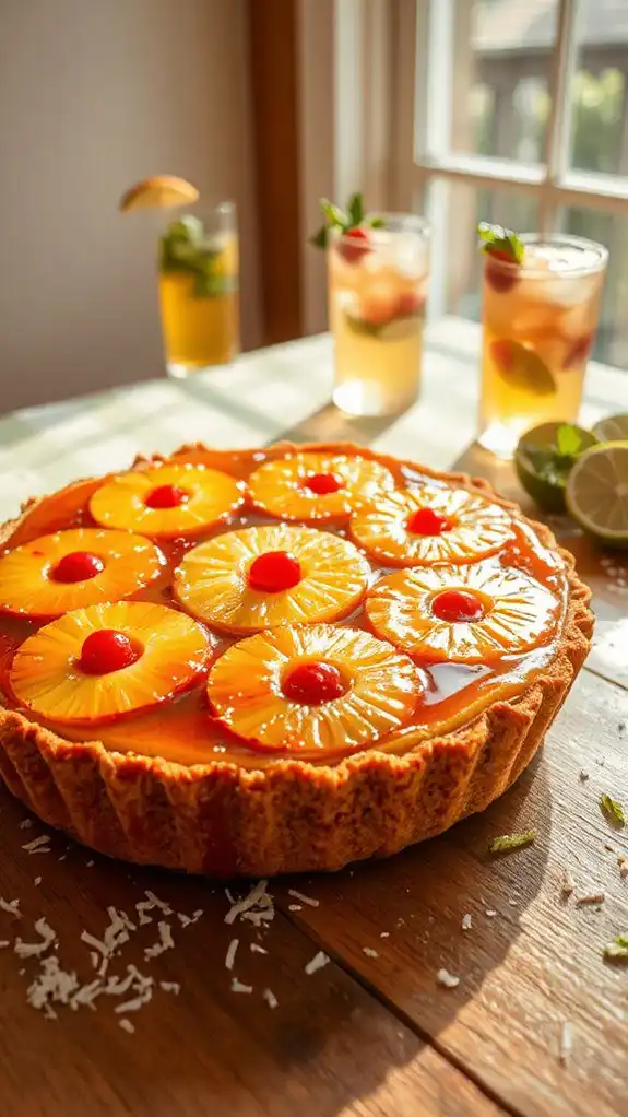 creamy pineapple icebox pie