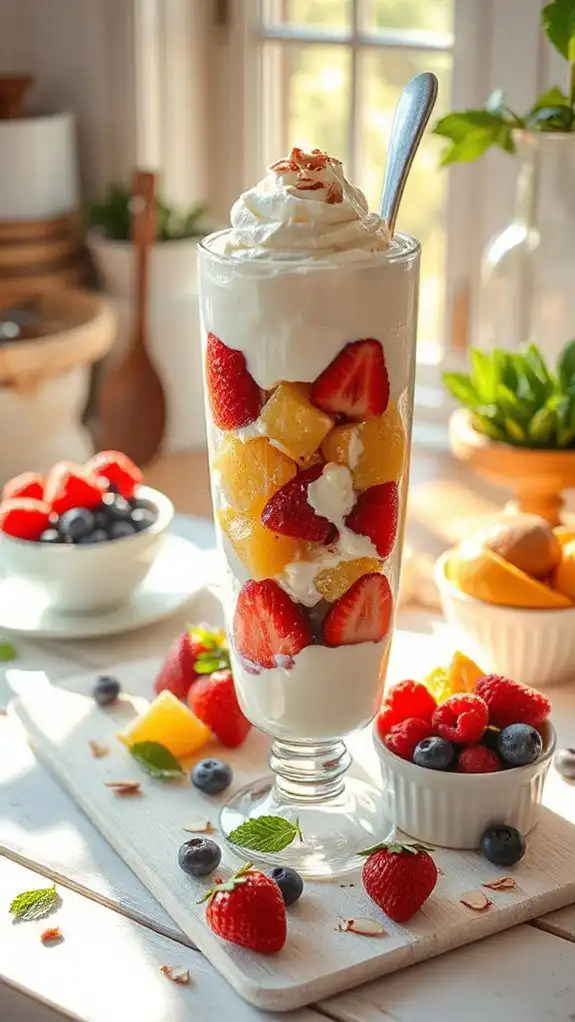 creamy protein packed dessert