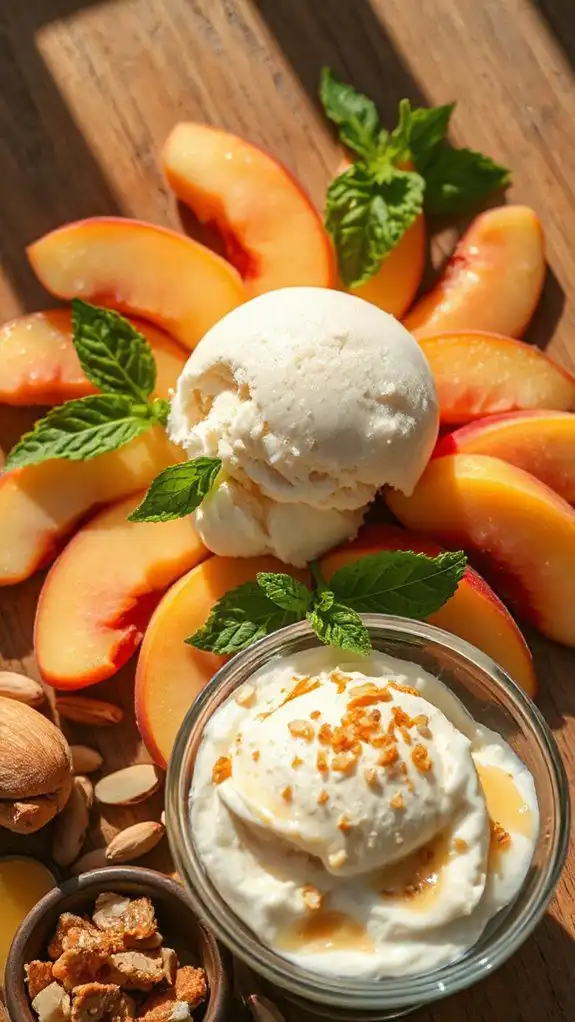creamy summer peach delight creamy summer peach delight