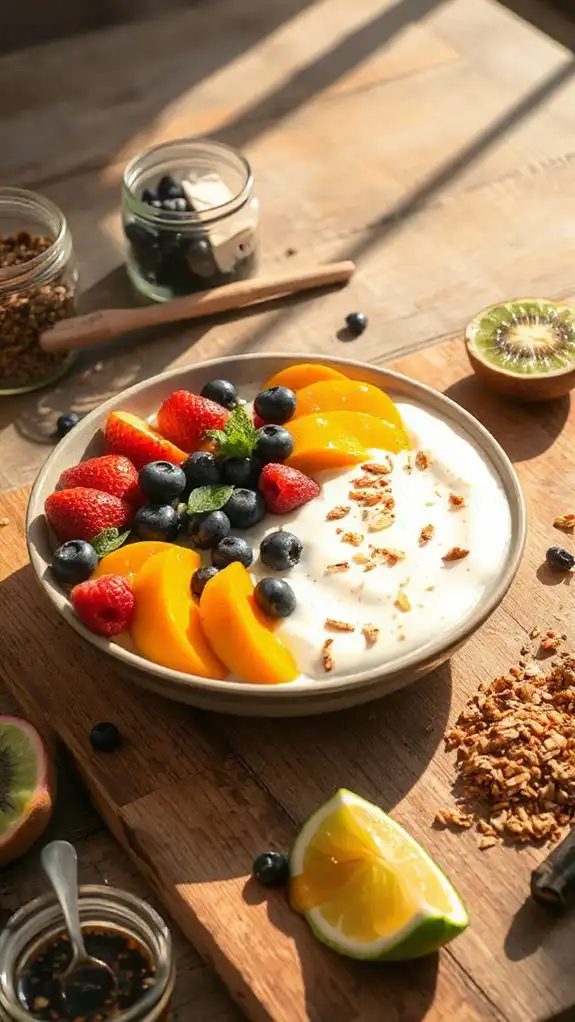 creamy tropical chia pudding