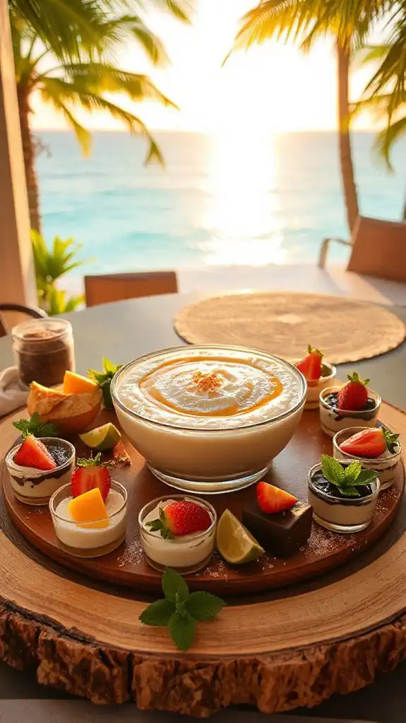 creamy tropical coconut dessert creamy tropical coconut dessert