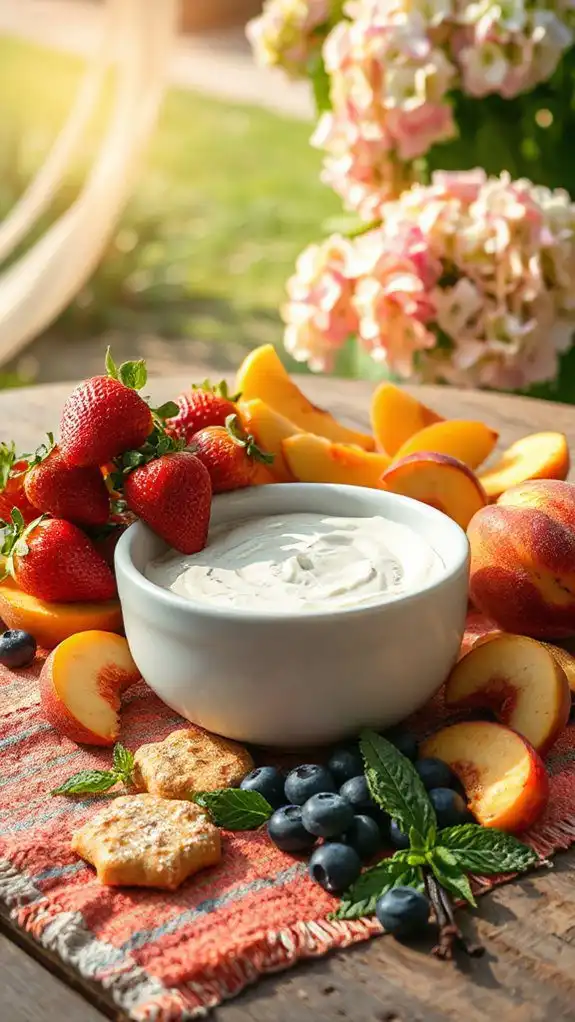 creamy vanilla mascarpone dip
