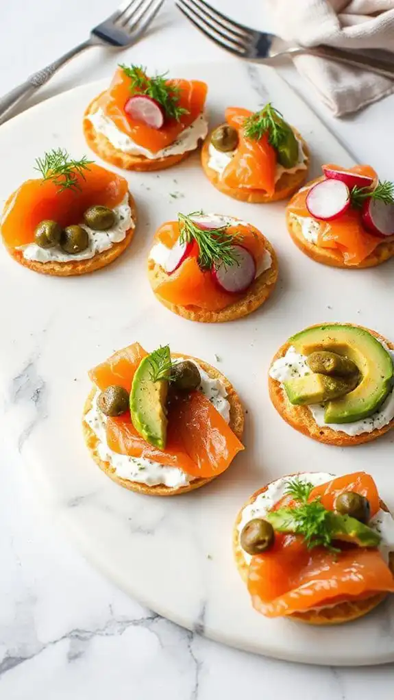 creative canap topping ideas