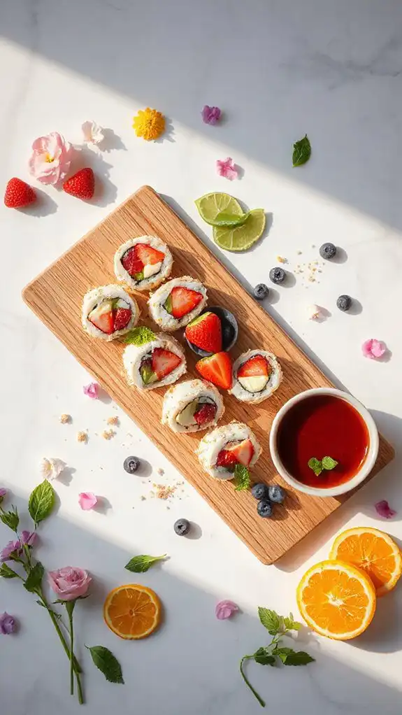 creative dessert sushi rolls creative dessert sushi rolls