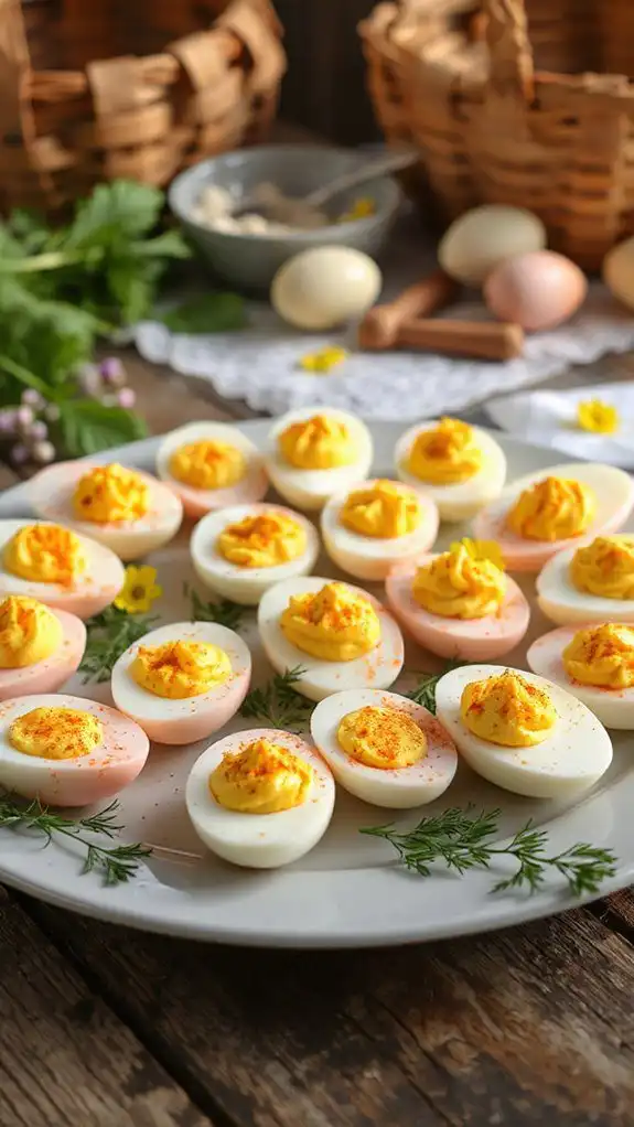 creative presentations for deviled eggs