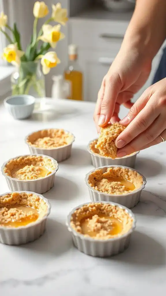crisp golden graham crust