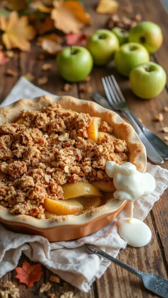 crisp topping spiced apples crisp topping spiced apples