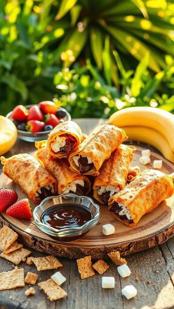 crispy chocolatey s mores treats