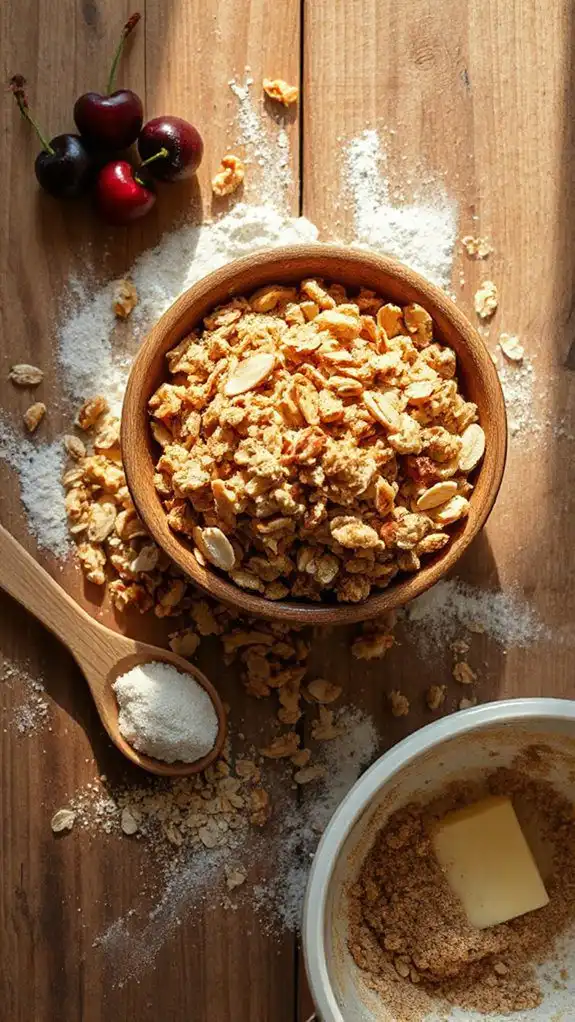 crispy crumble with alternatives