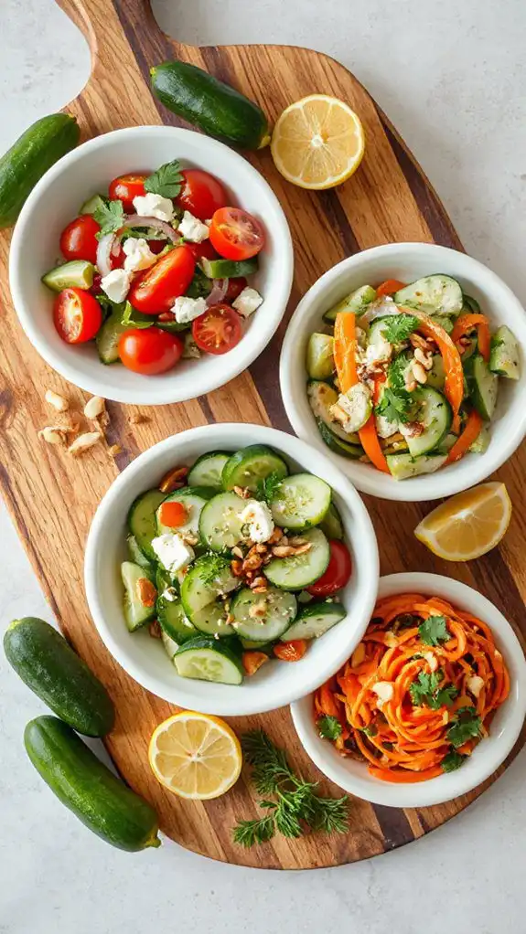 cucumber salad recipe variations