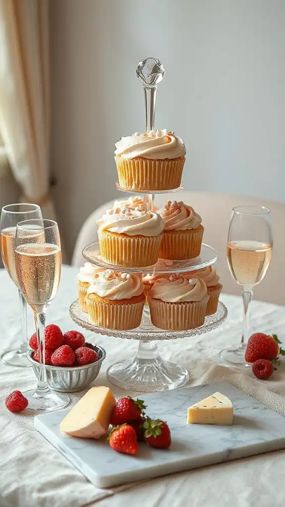 cupcake serving and pairings