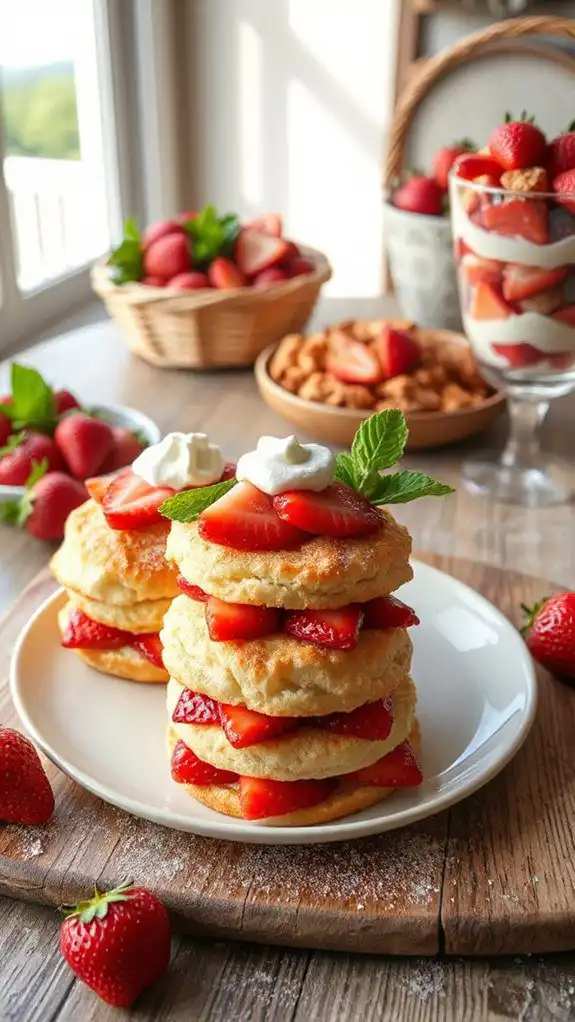 customizing vegan strawberry shortcake