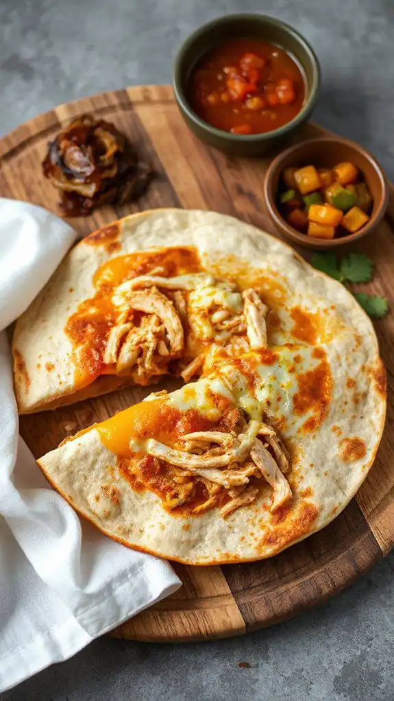 cut quesadilla into wedges cut quesadilla into wedges