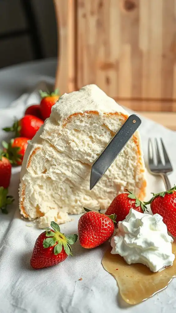 cut the shortcake layers