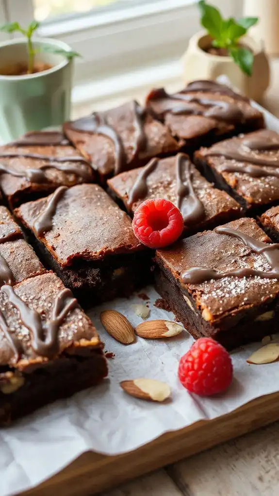 dairy free almond butter brownies