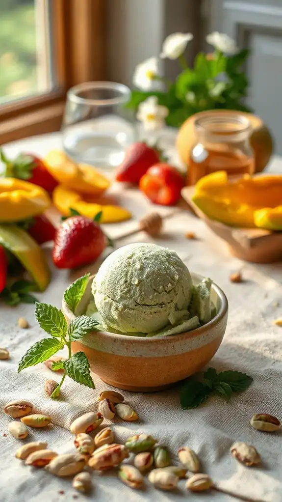 dairy free matcha ice cream