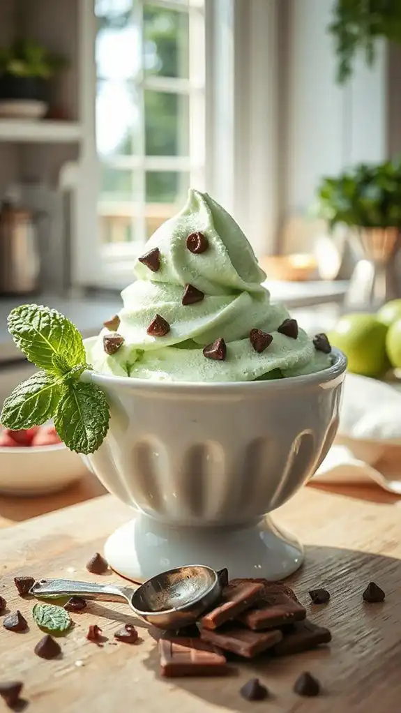 dairy free mint chocolate dessert