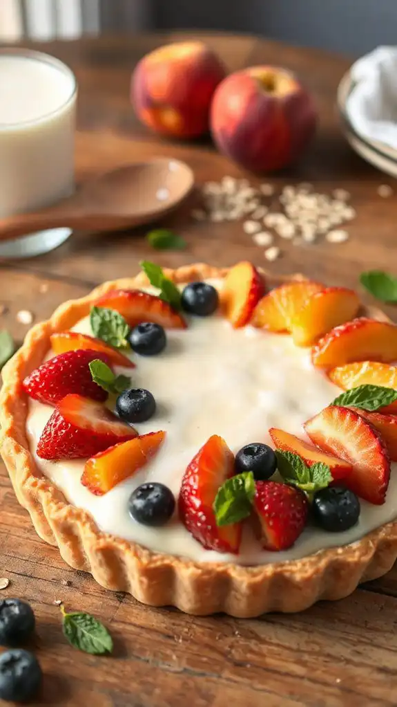 dairy free summer fruit tart