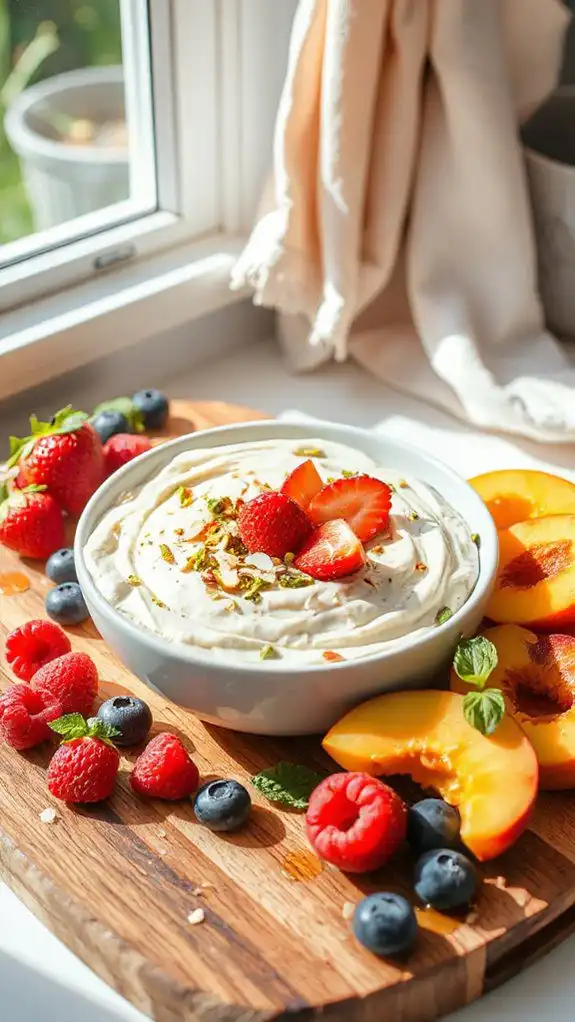 dairy free sweet dessert hummus