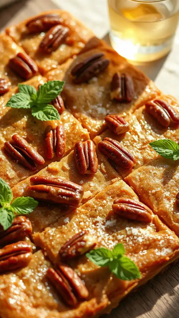 decadent brown butter pecan bars
