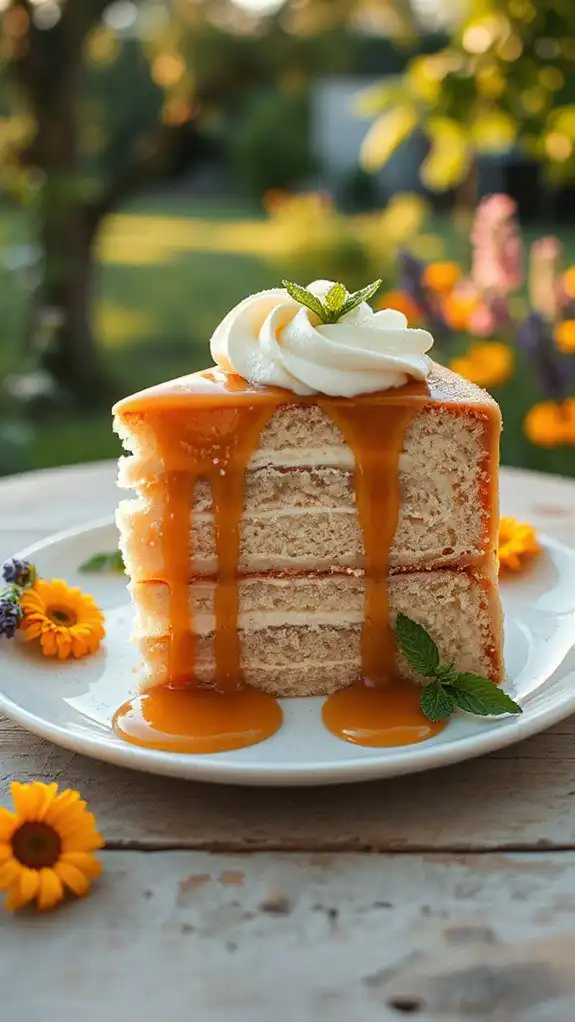 decadent caramel tres leches