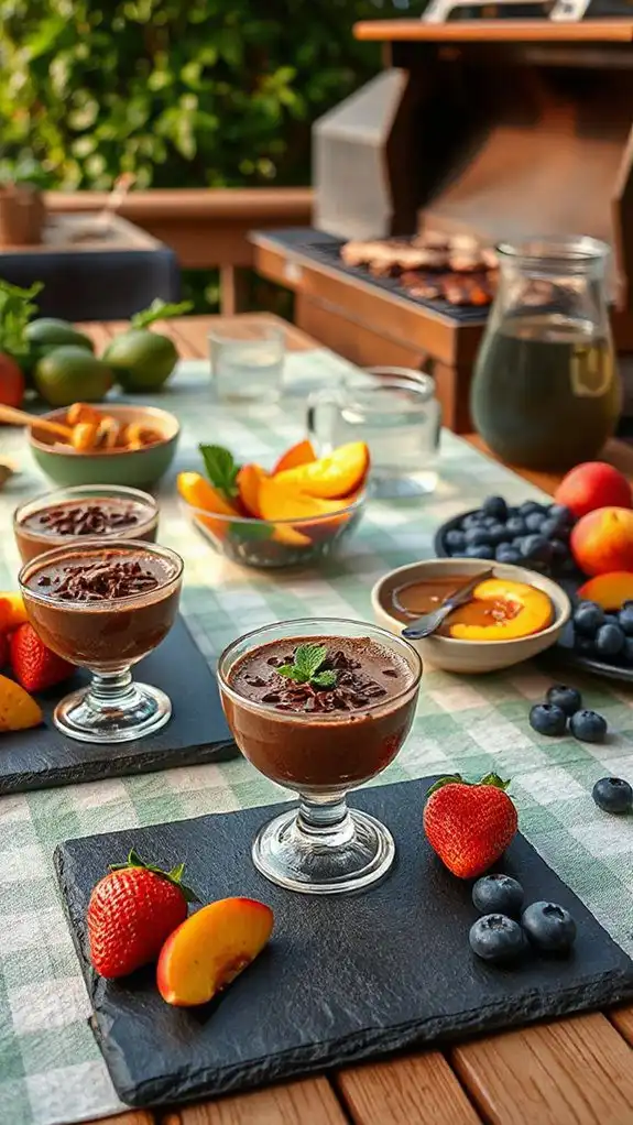 decadent chocolate avocado mousse