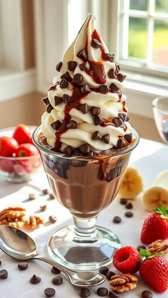 decadent chocolate frozen yogurt