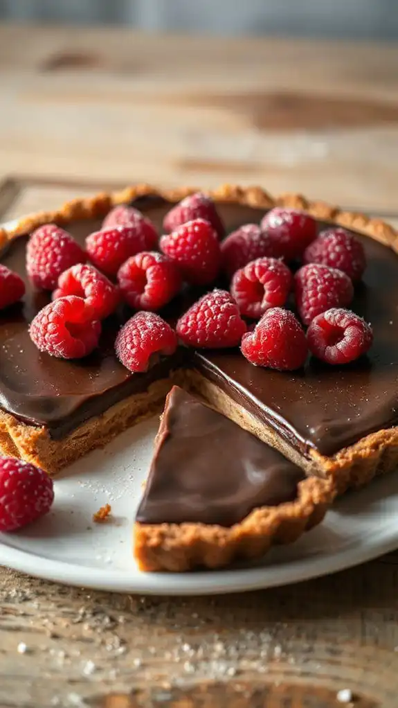 decadent chocolate tart delight