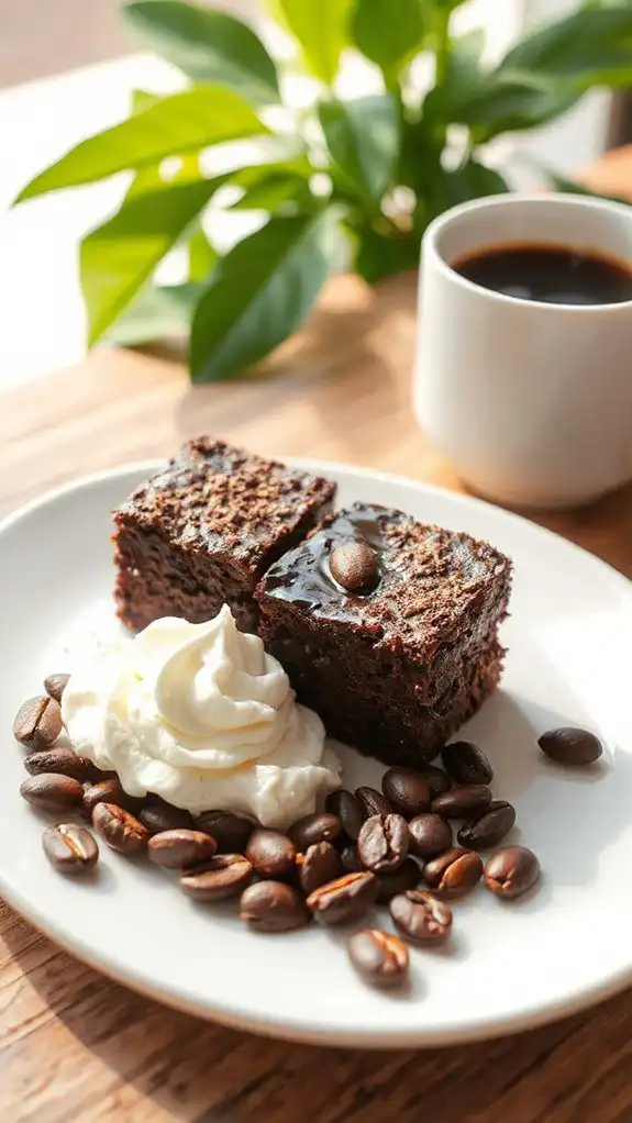 decadent coffee flavored brownies recipe