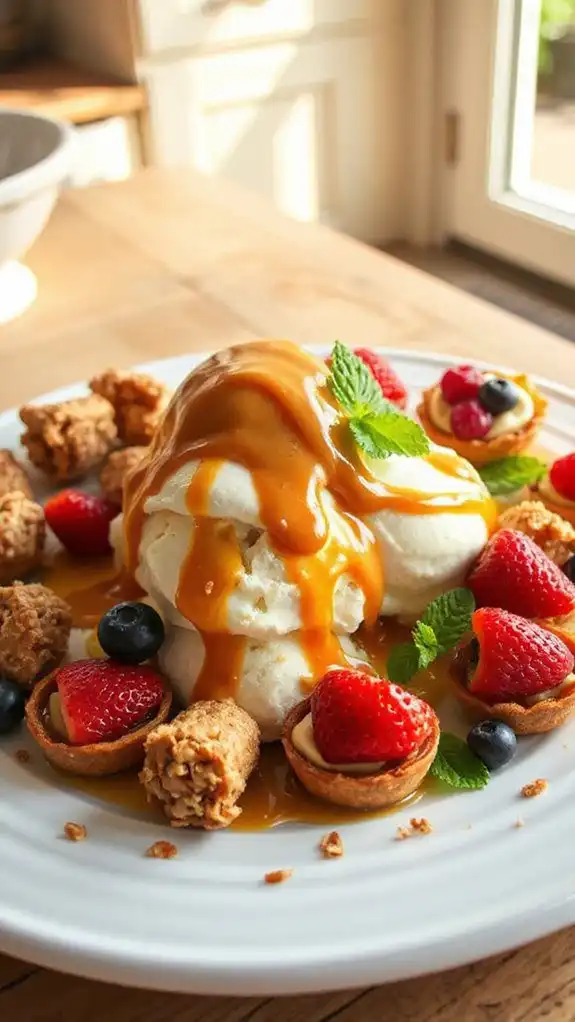decadent salted caramel ice cream