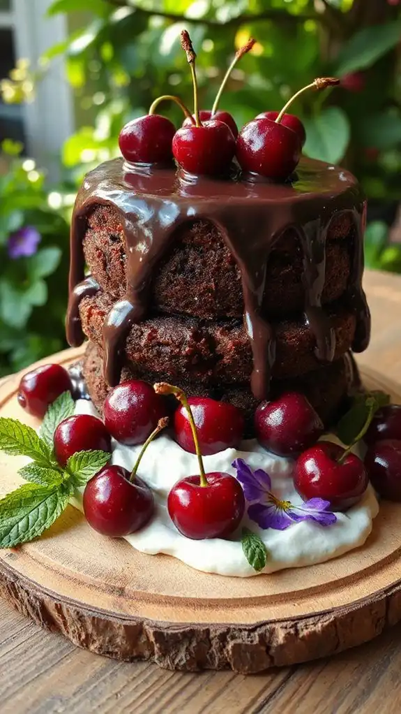 decadent summer berry dessert