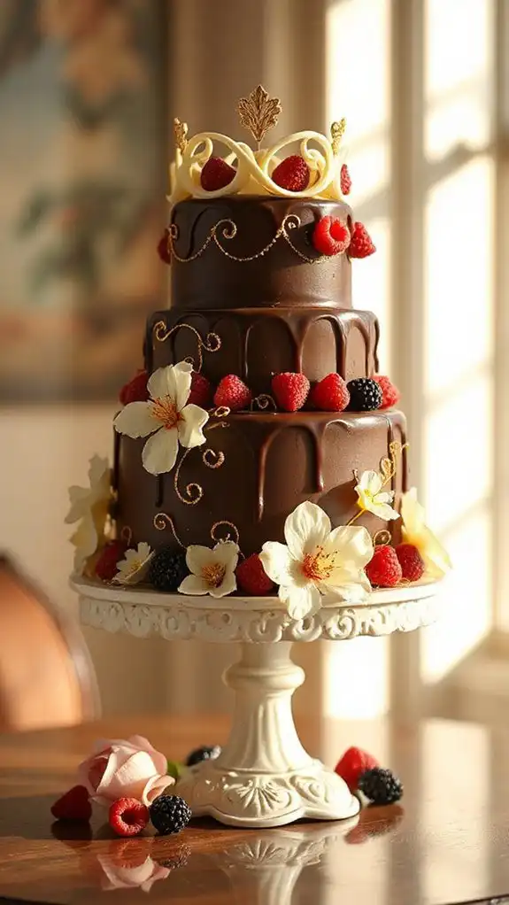 decadent summer chocolate cake decadent summer chocolate cake
