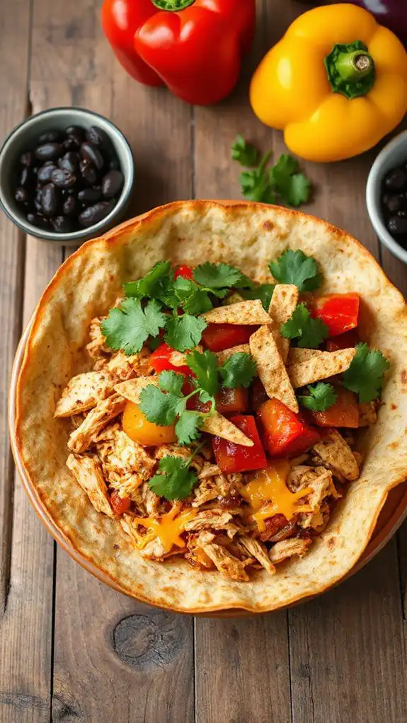 deconstructed quesadilla meal prep