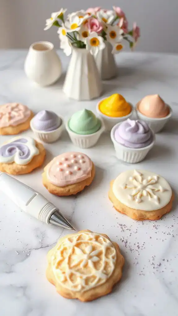 decorate using royal icing