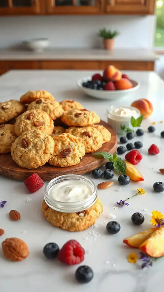 delicate soft baked almond cookies