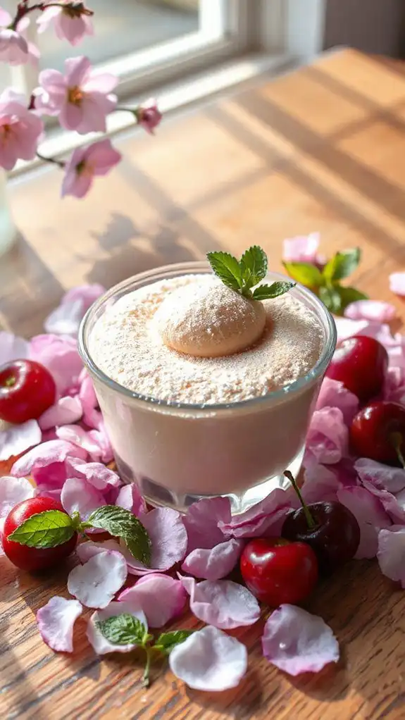 delicate springtime dessert delight