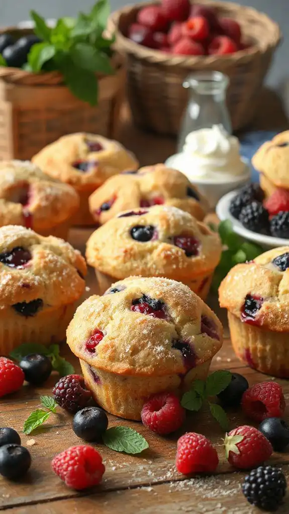delicious berry muffins recipe