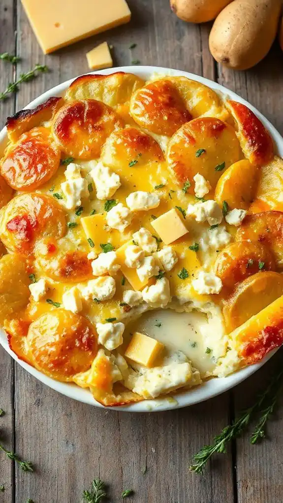delicious cheesy potato casserole