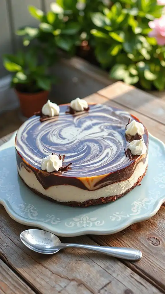 delicious chocolate cheesecake treat delicious chocolate cheesecake treat