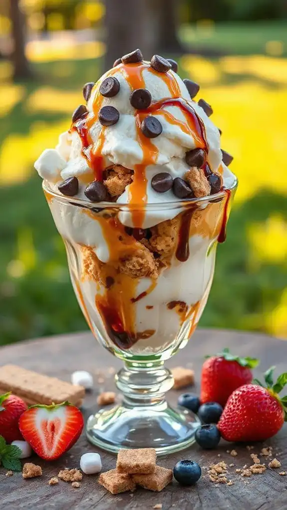 delicious cookie dough sundae