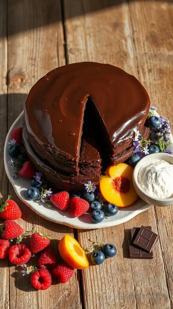 delicious gluten free chocolate cake