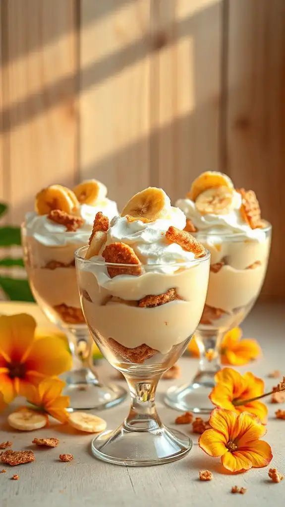 delicious layered banana dessert