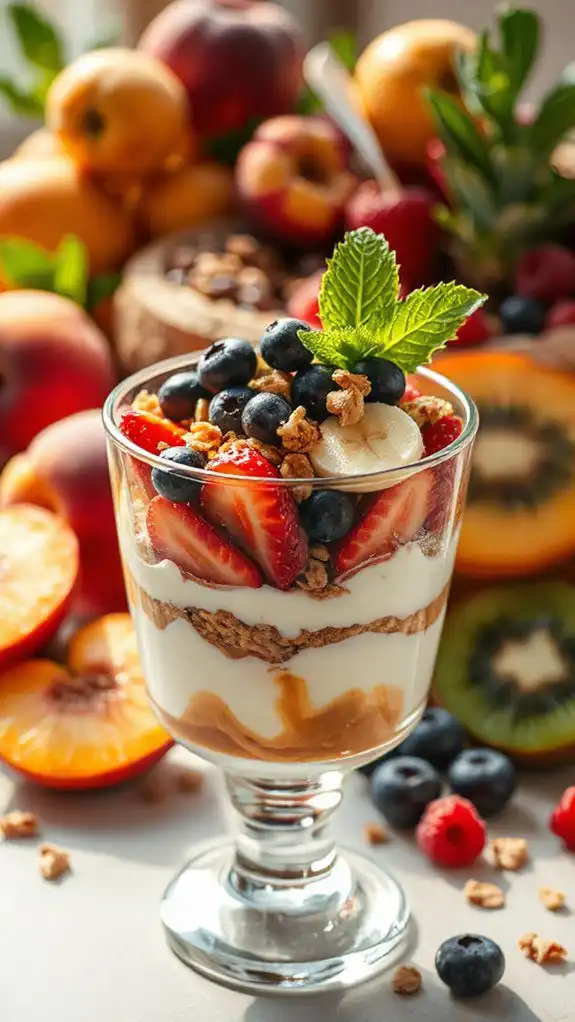 delicious layered yogurt parfaits