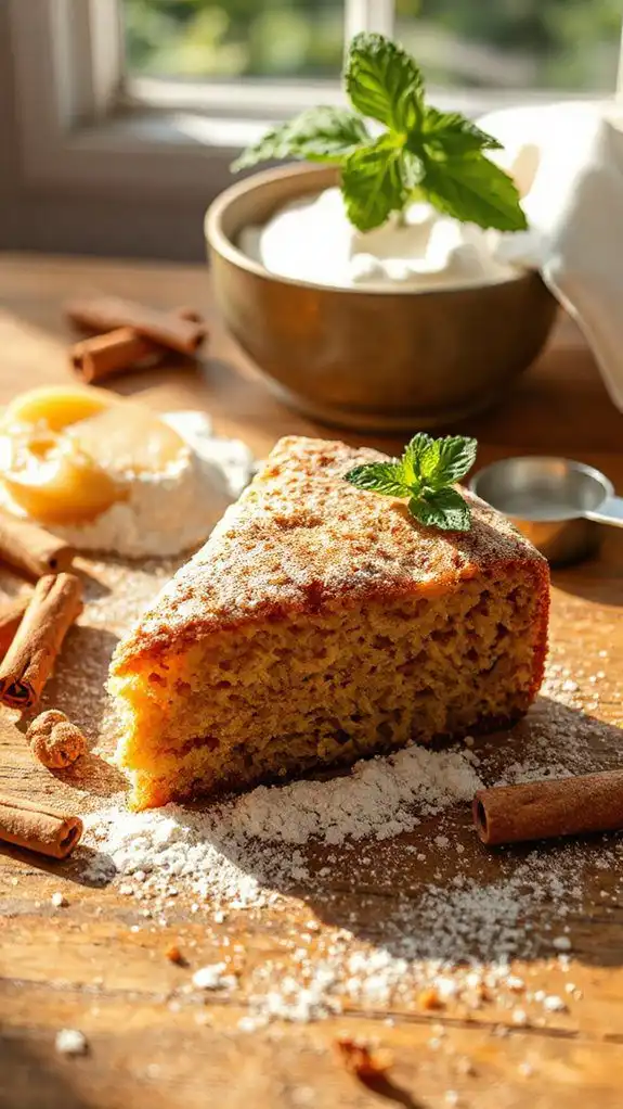 delicious moist applesauce cake