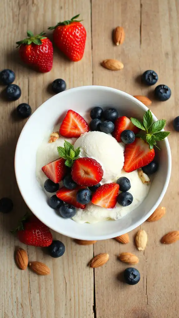 delicious no churn vegan treat