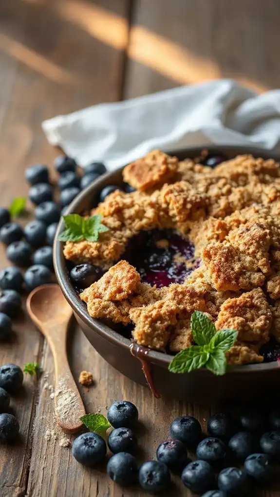 delicious summer blueberry dessert