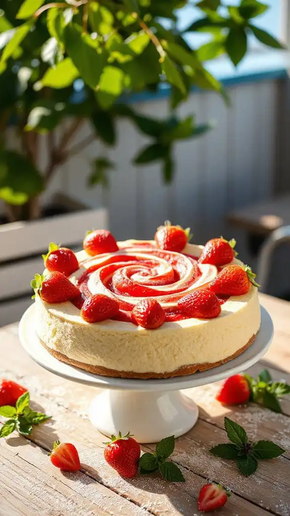 delicious summer cheesecake treat